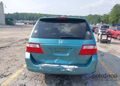 2007 Honda Odyssey Ex-L из США, поврежденный, VIN 5FNRL387X7B143633